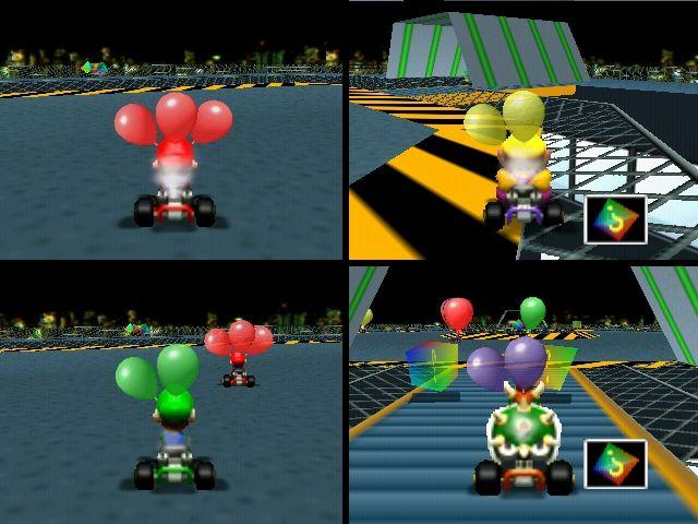 Mario Kart 64's background