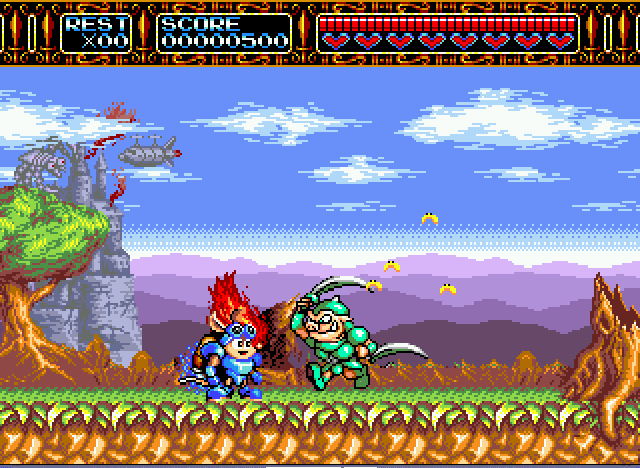 Rocket Knight Adventures's background