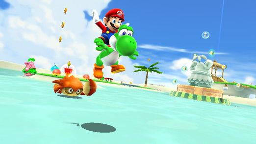 Super Mario Galaxy 2's background
