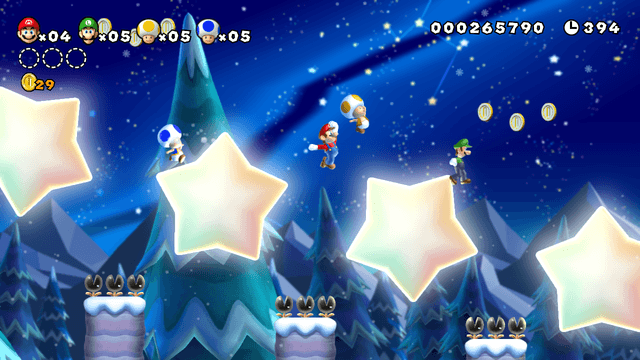 New Super Mario Bros. U's background