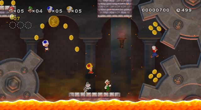 New Super Mario Bros. Wii's background