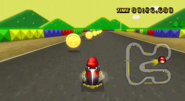 Mario Kart Wii's background