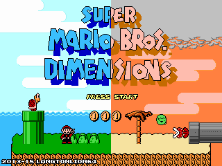 Super Mario Dimensions's background