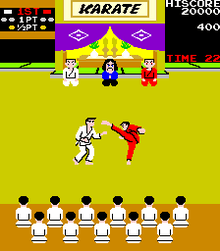 Karate Champ's background