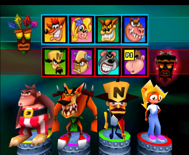 Crash Bash's background