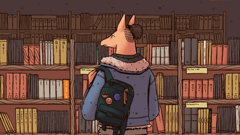 The Bookshelf Limbo's background