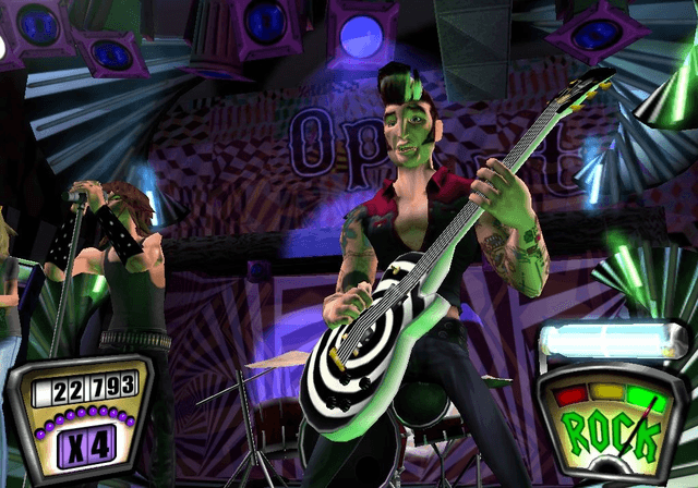 Guitar Hero II's background