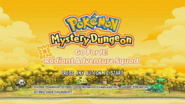 Pokémon Mystery Dungeon: Go For It! Radiant Adventure Squad's background