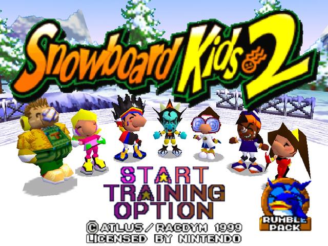 Snowboard Kids 2's background