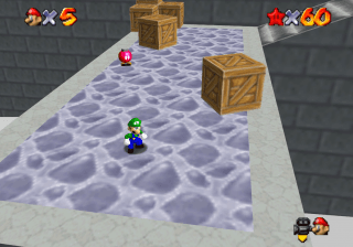 Super Mario 64 Peach's Memory's background