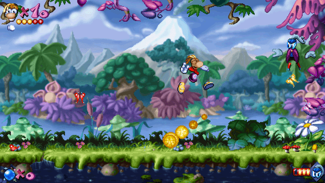 Rayman Redemption's background