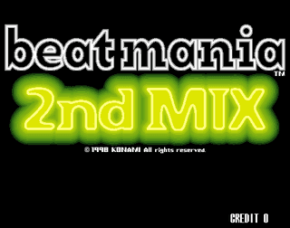 Beatmania 2ndMix's background