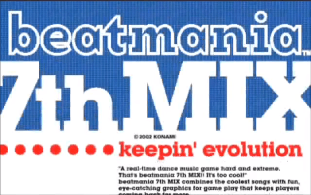 Beatmania 7thMix: Keepin' Evolution's background