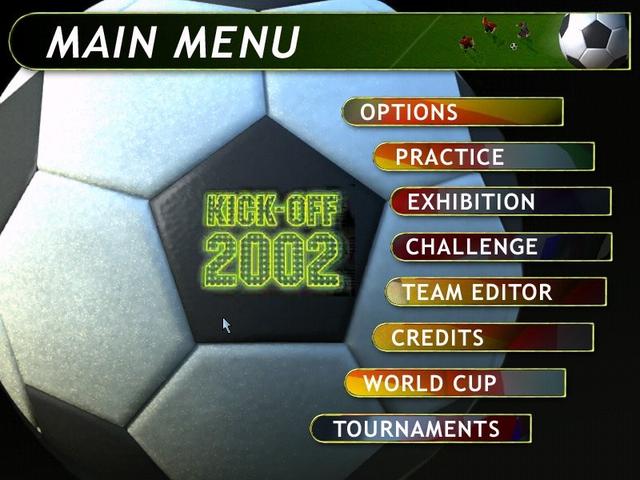 Kick Off 2002's background