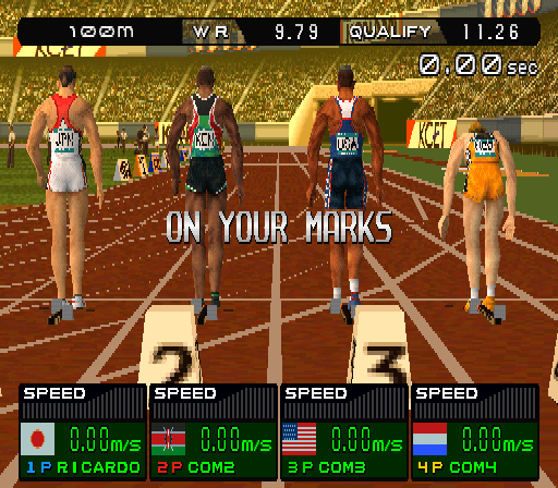 International Track & Field 2000's background