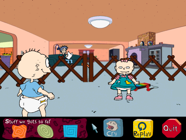 Rugrats Adventure Game's background