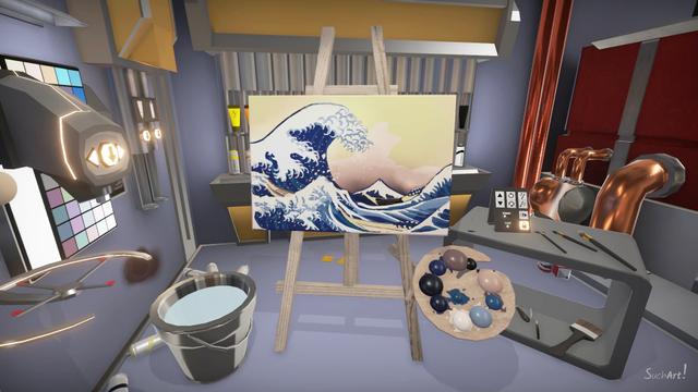 SuchArt: Genius Artist Simulator's background