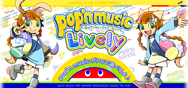 pop'n music Lively's background