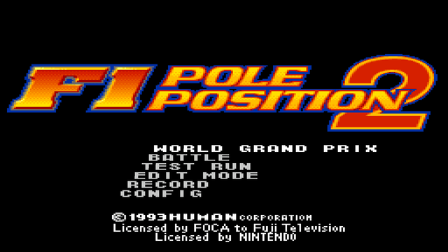 F1 Pole Position 2's background