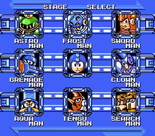 Rockman 8 Metal Heroes Famicom's background