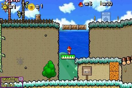 Super Mario 63's background