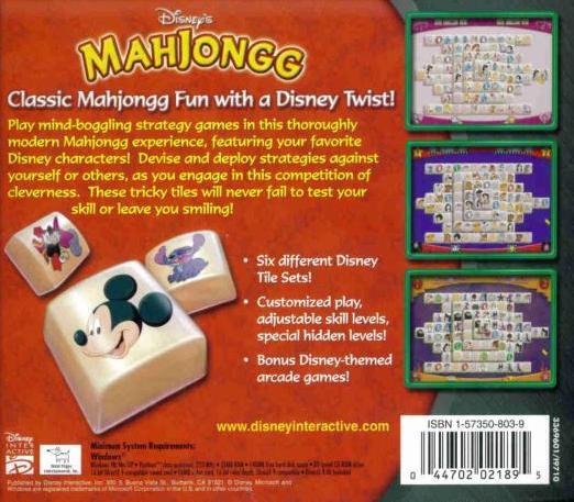 Disney's Mahjongg's background