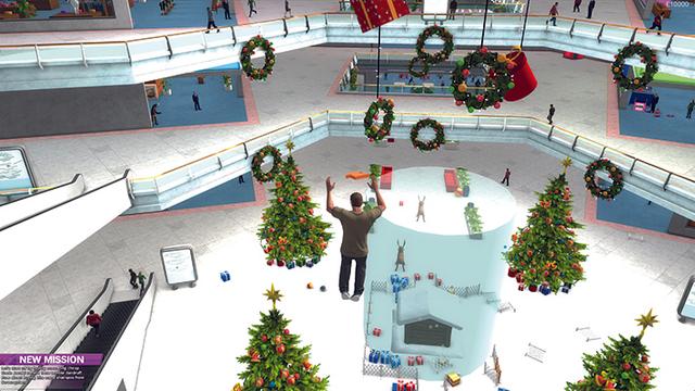 Christmas Shopper Simulator's background