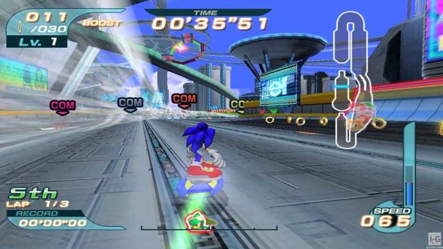 Sonic Riders's background