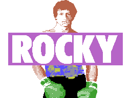 Rocky Super Action Boxing's background