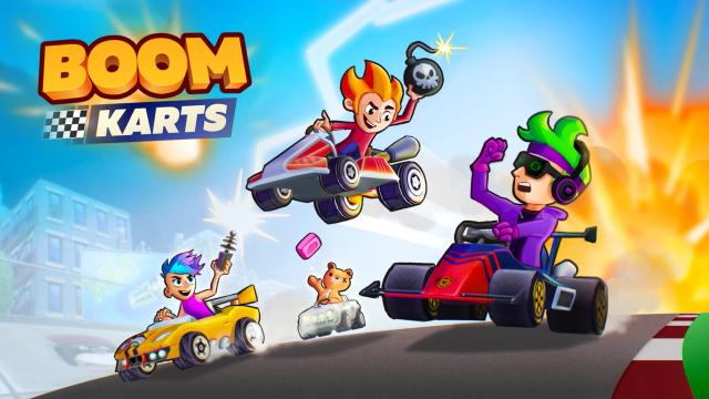 Boom Karts: Multiplayer Kart Racing's background