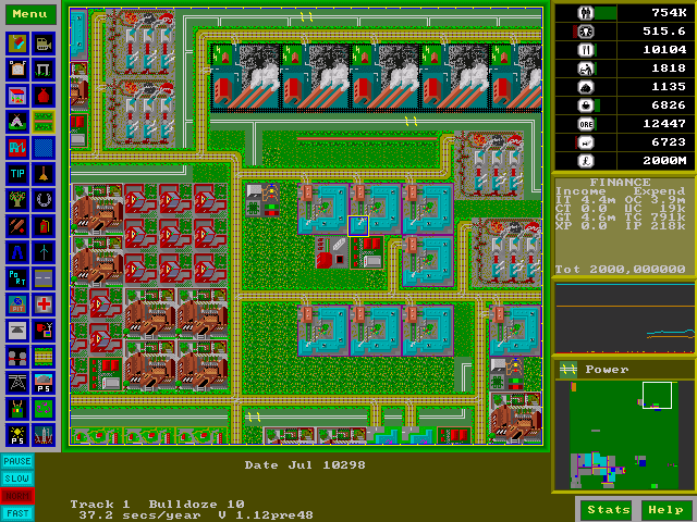 Lincity's background