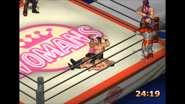 Fire Pro Wrestling D's background