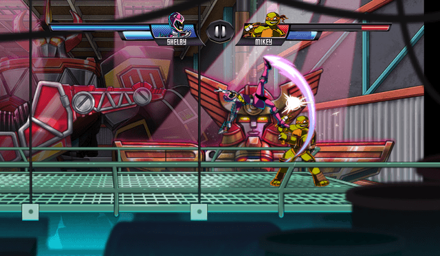 Teenage Mutant Ninja Turtles VS Power Rangers: Ultimate Hero Clash!'s background