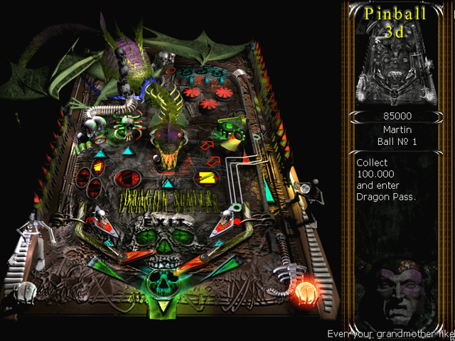 Mega Pinball's background