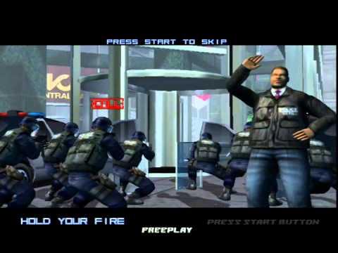 Virtua Cop 3's background