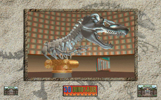 3-D Dinosaur Adventure's background