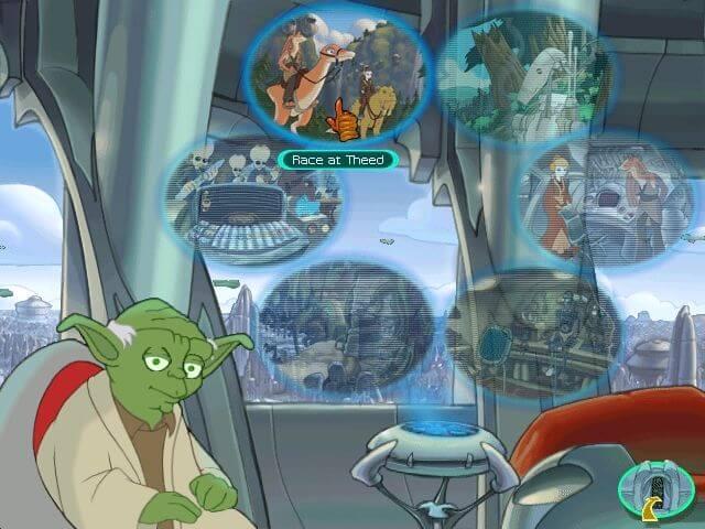 Star Wars: Yoda's Challenge Activity Center's background