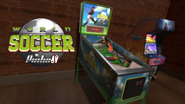 World Soccer Pinball's background