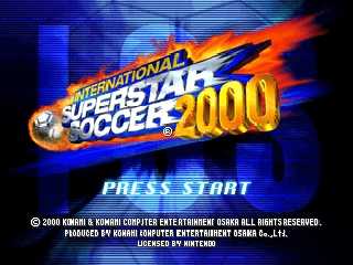 International Superstar Soccer 2000's background