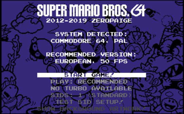 Super Mario Bros. 64's background