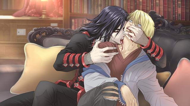 Vampire Slave: A Yaoi Visual Novel's background