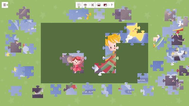 My Little Prince: A Jigsaw Puzzle Tale's background