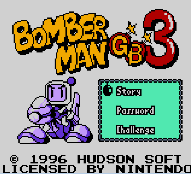 Bomberman GB 3's background