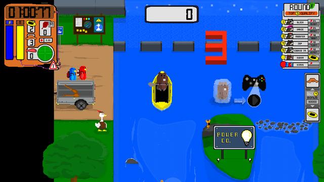 Beaver Fun River Run: Steam Edition's background
