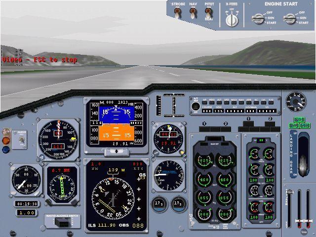 Microsoft Flight Simulator 98's background