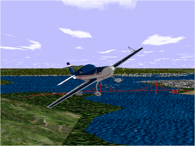 Microsoft Flight Simulator for Windows 95's background