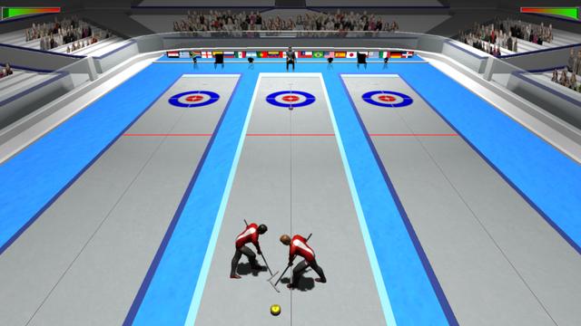 Curling on Line's background