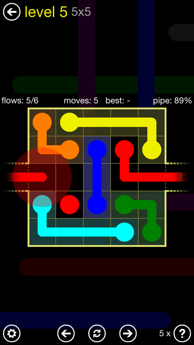 Flow Free: Warps's background