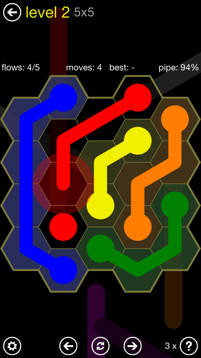 Flow Free: Hexes's background