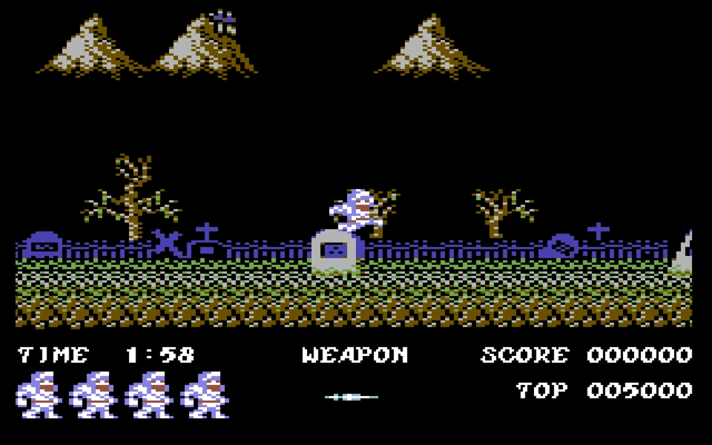 Ghosts'n Goblins Arcade's background